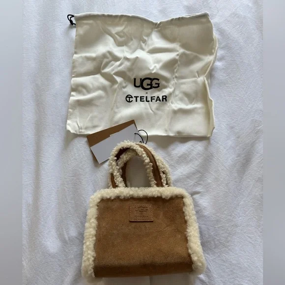NWT UGG x Telfar Small Shopping Bag - Chestnut - Picture 2 of 3